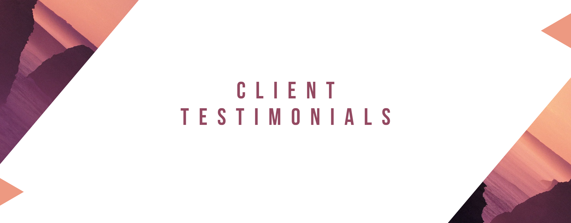 Testimonials banner image